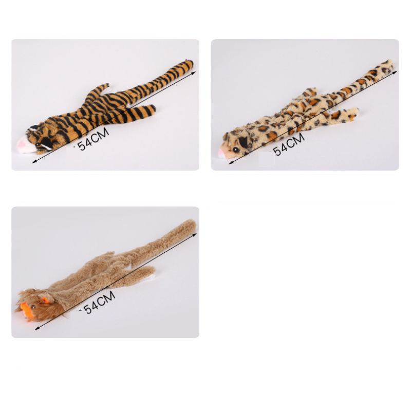 Manufacturer wholesale multi-animals corduroy bear tiger lion dog squeaky plush toys