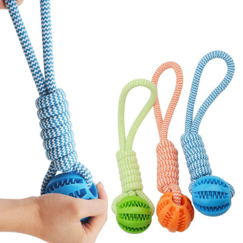 Wholesale Rope Tpr Feeder Ball Pet Dog Chew Toys