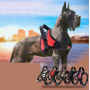 Manufacturer wholesale reflective breathable multi-design big pet dog harness