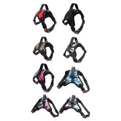 Manufacturer wholesale reflective breathable multi-design big pet dog harness