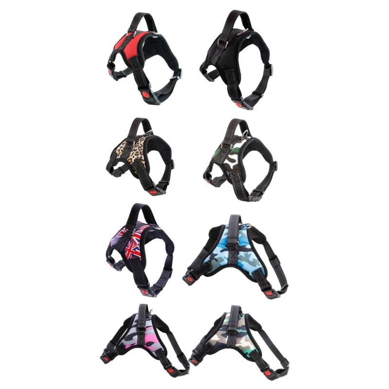 Manufacturer wholesale reflective breathable multi-design big pet dog harness
