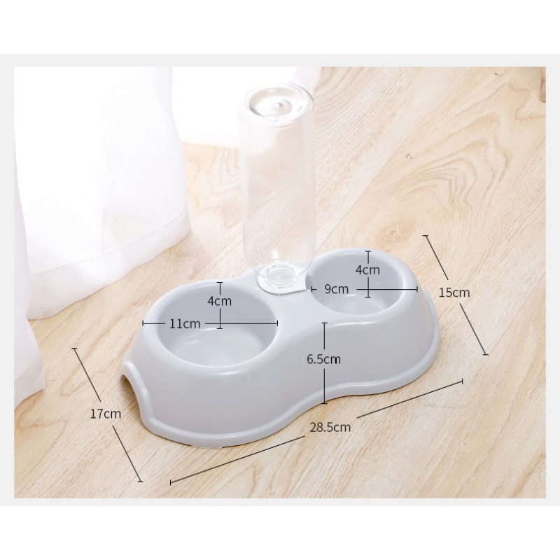 Manufacturer Wholesale Plastic Portable Dog Bowls with Water Bottle