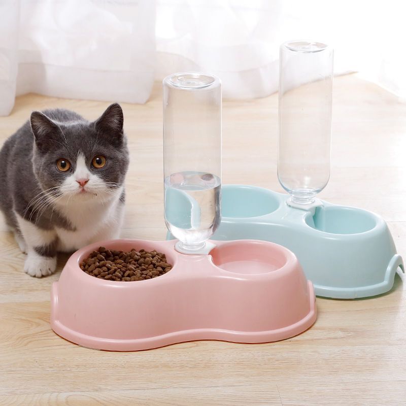 Manufacturer Wholesale Plastic Portable Dog Bowls with Water Bottle