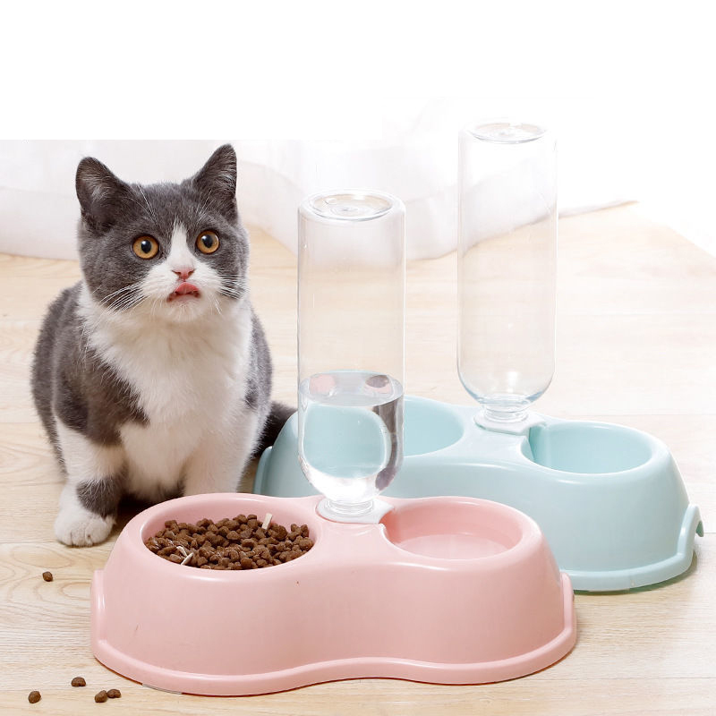 Manufacturer Wholesale Plastic Portable Dog Bowls with Water Bottle