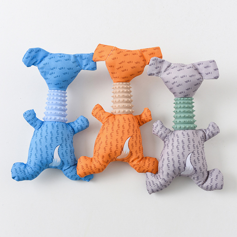 Manufacturer wholesale chewing squeaky dog plush tpr toys