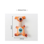 Manufacturer wholesale chewing squeaky dog plush tpr toys