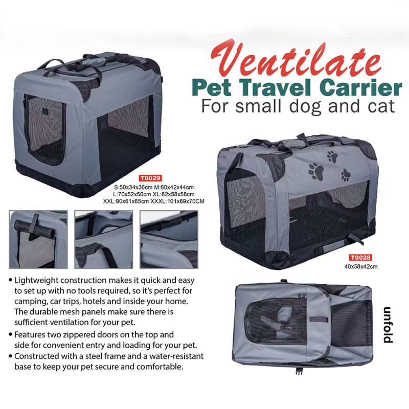 Manufacturer Wholesale Travel Portable Breathable Cheap Pet Carrier Bag