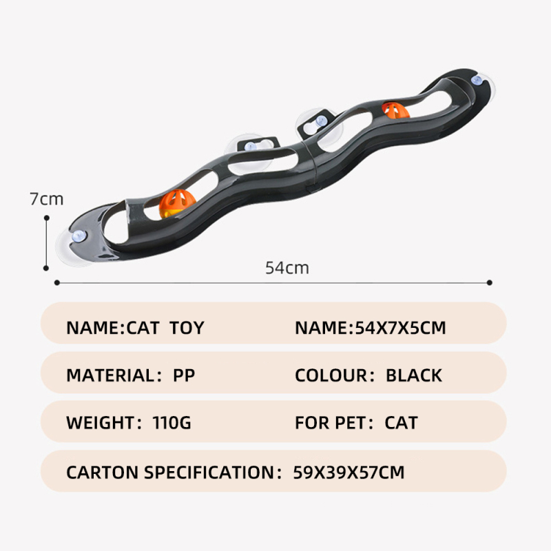 Wholesale Pet Supplier Stick Window Detachable Plastic Cat Toys