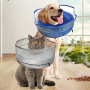 Wholesale Blue Grey PVC Pet Cat Dog Inflatable Collar