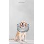 Wholesale Blue Grey PVC Pet Cat Dog Inflatable Collar