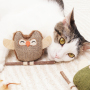 Manufacturer wholesale plush cat toys with silvervine