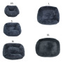 Manufacturer wholesale square warm soft plush dog pet bed