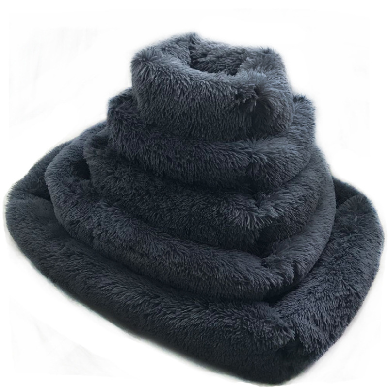 Manufacturer wholesale square warm soft plush dog pet bed