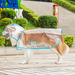 Wholesale Cheap Waterproof Transparent Dog Raincoats