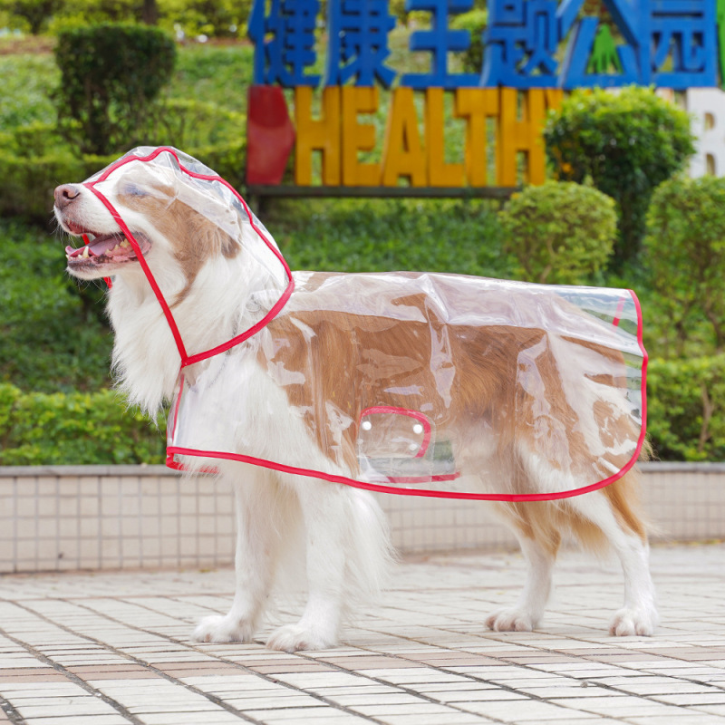 Wholesale Cheap Waterproof Transparent Dog Raincoats
