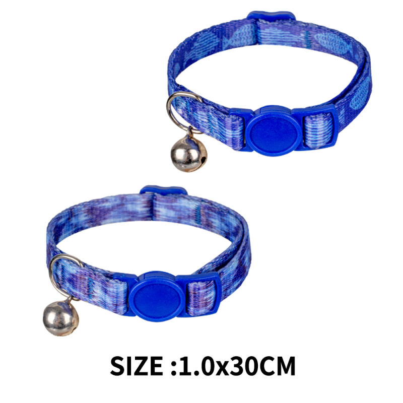 Manufacturer Wholesale Adjustable Blue Cat Collar Custom