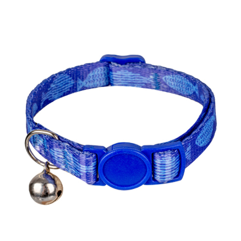Manufacturer Wholesale Adjustable Blue Cat Collar Custom