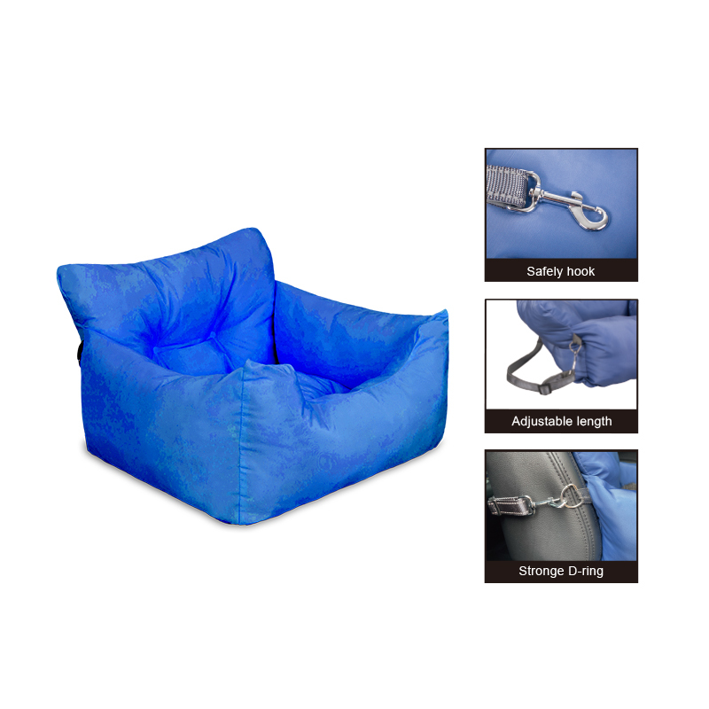 Manufacturer wholesale soft dog car sofa bed with safely hook
