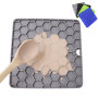 Manufacturer wholesale blue green black grey silicone dog slow feeder mat stick on the wall