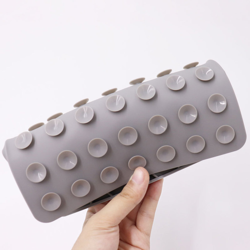 Manufacturer wholesale blue green black grey silicone dog slow feeder mat stick on the wall