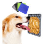 Manufacturer wholesale blue green black grey silicone dog slow feeder mat stick on the wall