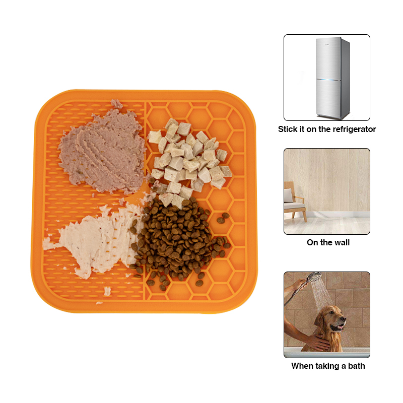 Manufacturer wholesale silicone slow feeder pad dog lick mat