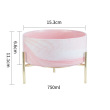 Pink golden frame