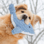 Manufacturer wholesale short plush squeaky dog chewing toy