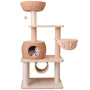 Manufacturer wholesale OEM cat tree house with rattan weaving