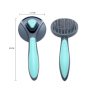 Manufacturer wholesale cat dog comb with round beads one-click hair removal