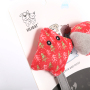 Manufacturer wholesale three pattern black blue red cat plush fish ball toys set