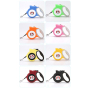 Manufacturer wholesale custom logo dog automatic retractable leash with light