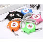 Manufacturer wholesale custom logo dog automatic retractable leash with light
