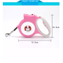 Manufacturer wholesale custom logo dog automatic retractable leash with light
