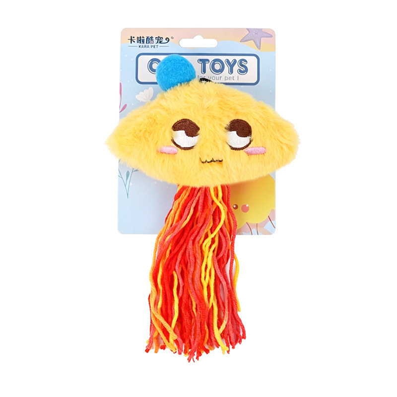 Wholesale Custom Logo Cute Catnip Cat Plush Toy