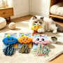 Wholesale Custom Logo Cute Catnip Cat Plush Toy