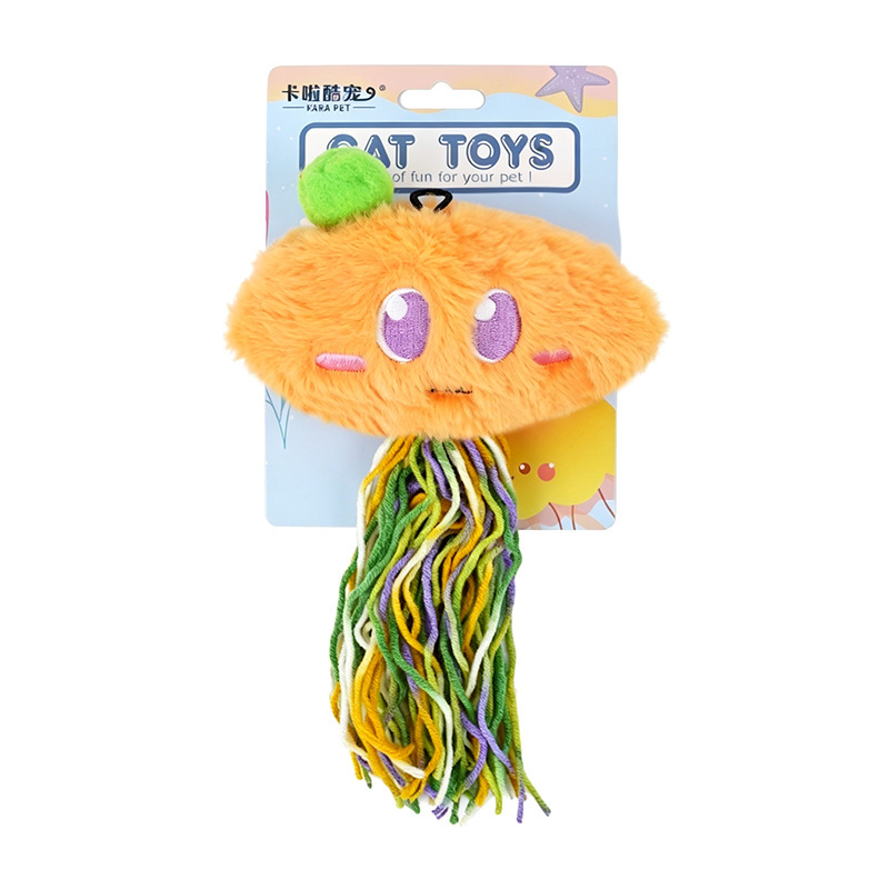 Wholesale Custom Logo Cute Catnip Cat Plush Toy