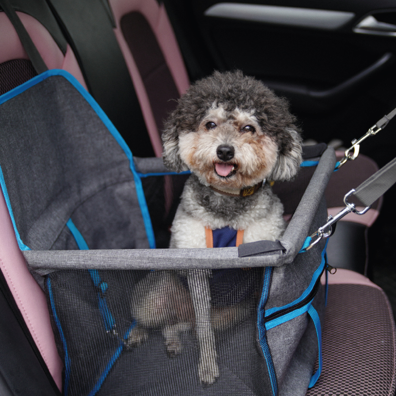 Manufacturer wholesale foldable grey front dog car seat