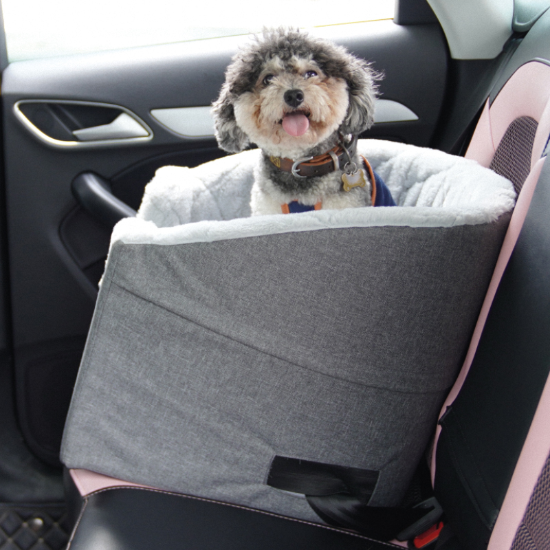 Manufacturer wholesale foldable grey front dog car seat