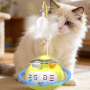 Wholesale Detachable Feather Interactive Cat Toy with Light