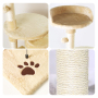Manufacturer Wholesale High Quality Sisal Wood Cat Tree Tower