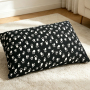 Wholesale Custom Logo Black Non Woven Bottom Large Pet Product Bed Cat Dog Cushion