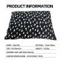 Wholesale Custom Logo Black Non Woven Bottom Large Pet Product Bed Cat Dog Cushion