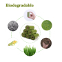 Manufacturer wholesale PE biodegradable box packed pet waste bags dog poop bag with dispenser