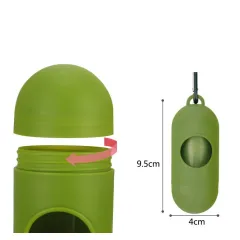 Manufacturer wholesale PE biodegradable box packed pet waste bags dog poop bag with dispenser
