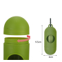 Manufacturer wholesale PE biodegradable box packed pet waste bags dog poop bag with dispenser