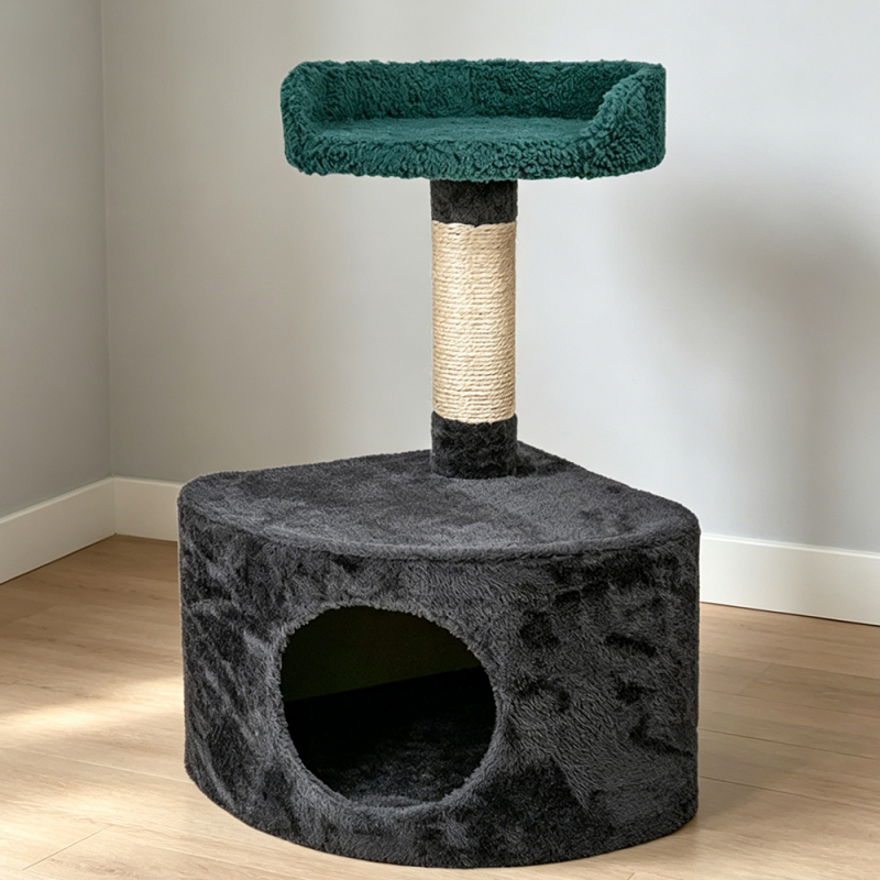 Manufacturer Wholesale Short Plush Sisal Cat Scratcher for House