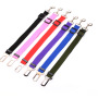 Manufacturer wholesale adjustable multi-colors nylon pet dog seat belt