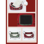 Manufacturer wholesale red green warm dog beds christmas