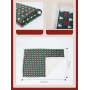 Manufacturer wholesale red green warm dog beds christmas